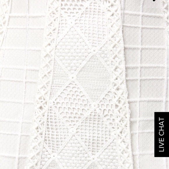 J.O.A. Etched and Engraved Ivory Lace Dress - Picture 5 of 7